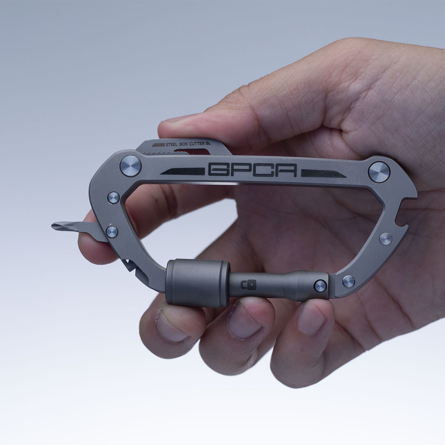 GPCA Carabiner PRO — EDC Multi-Tool Clip