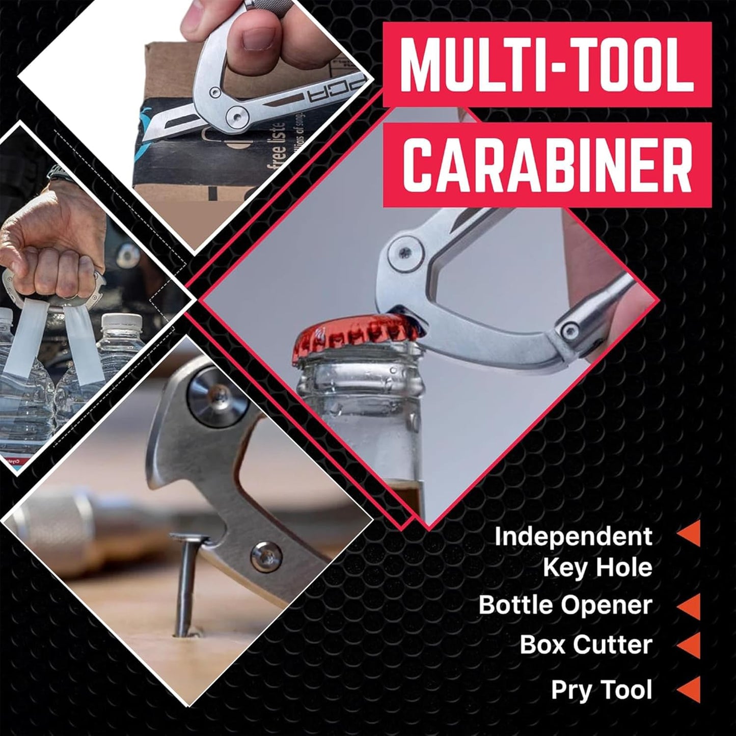 GPCA Carabiner PRO — EDC Multi-Tool Clip