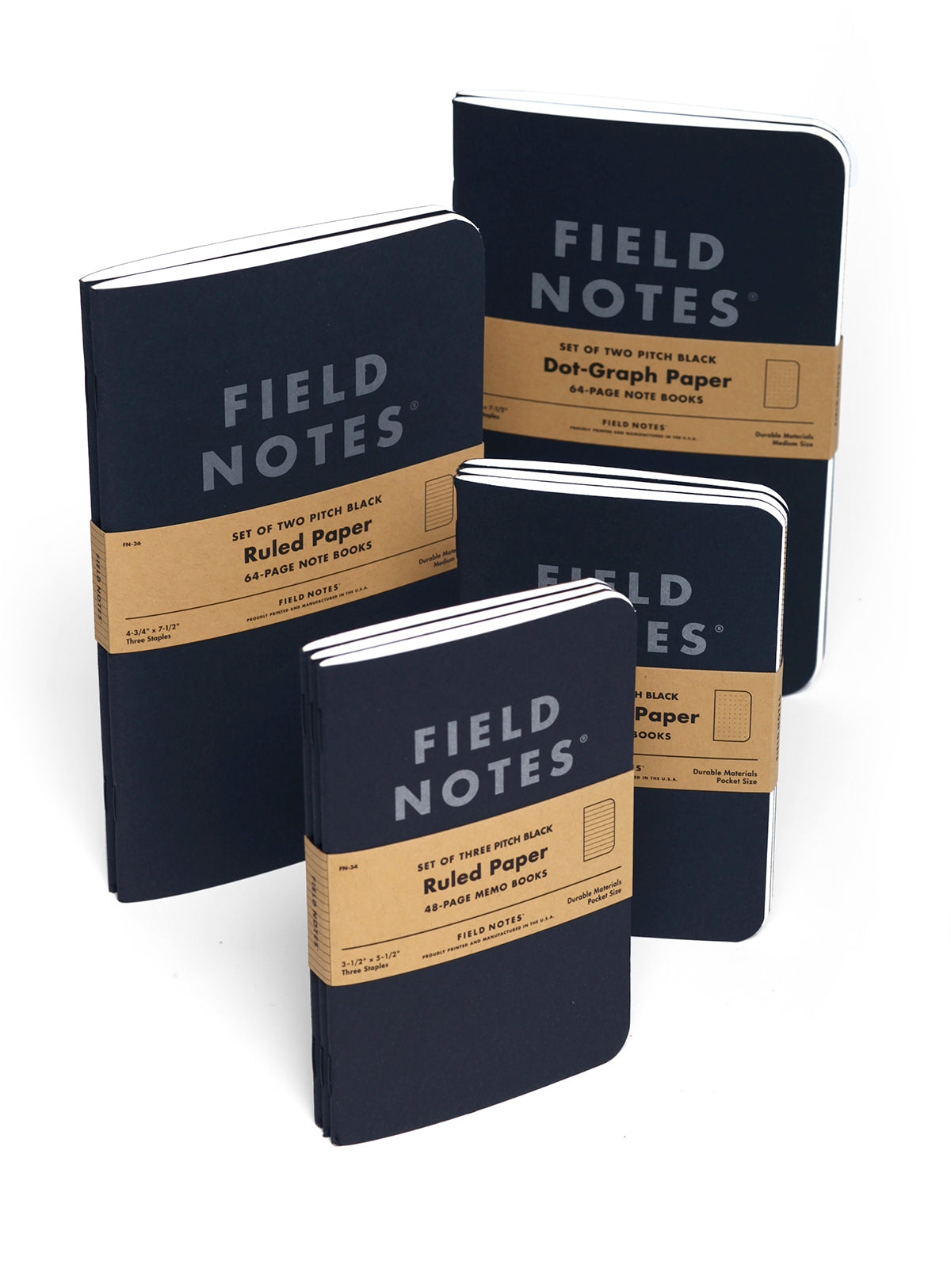 Pitch Black Memo Books