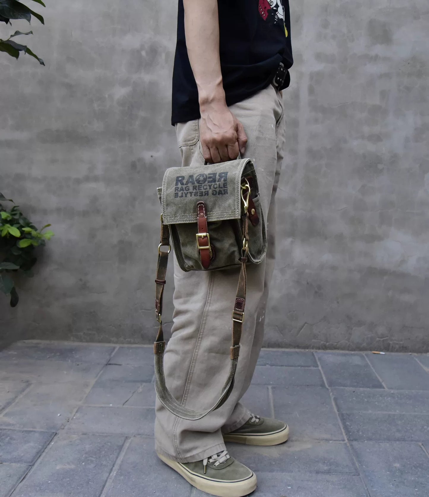 Vintage Canvas Tool Bag