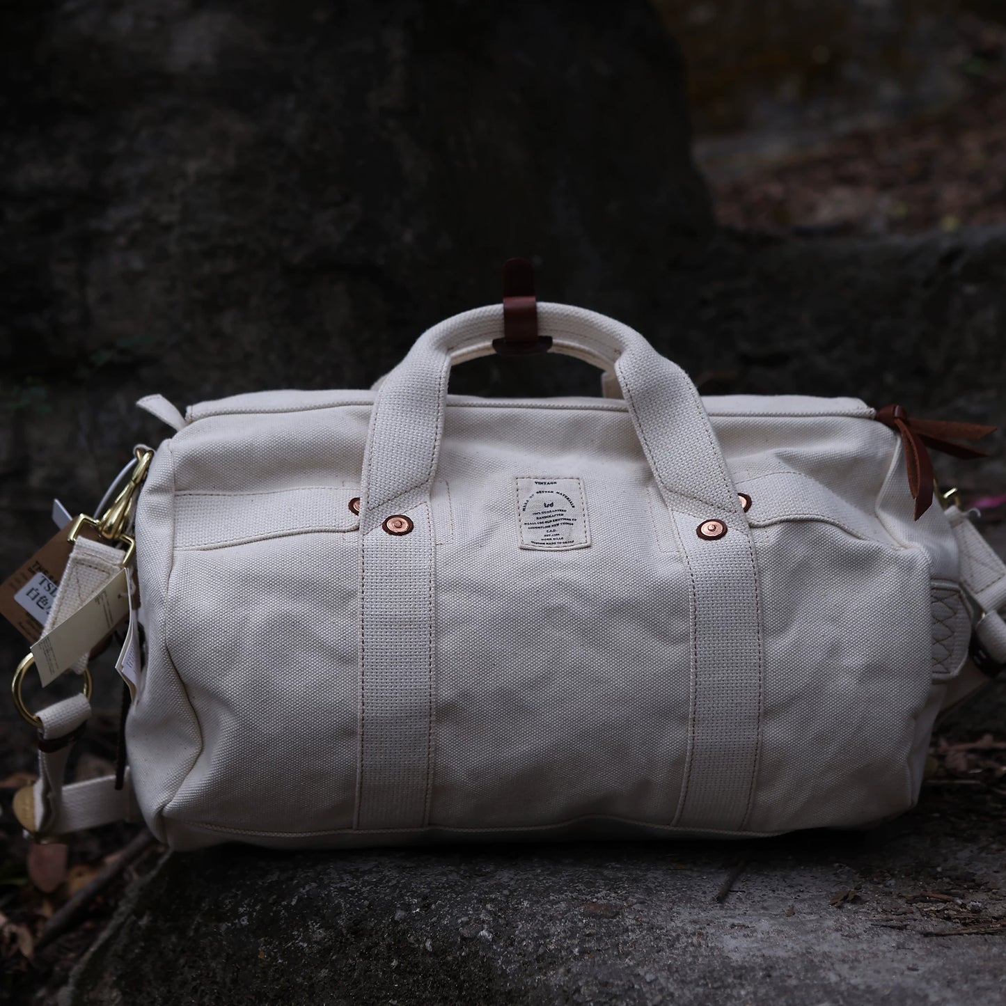 Vintage Canvas Crossbody Bag