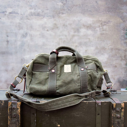 Vintage Canvas Crossbody Bag