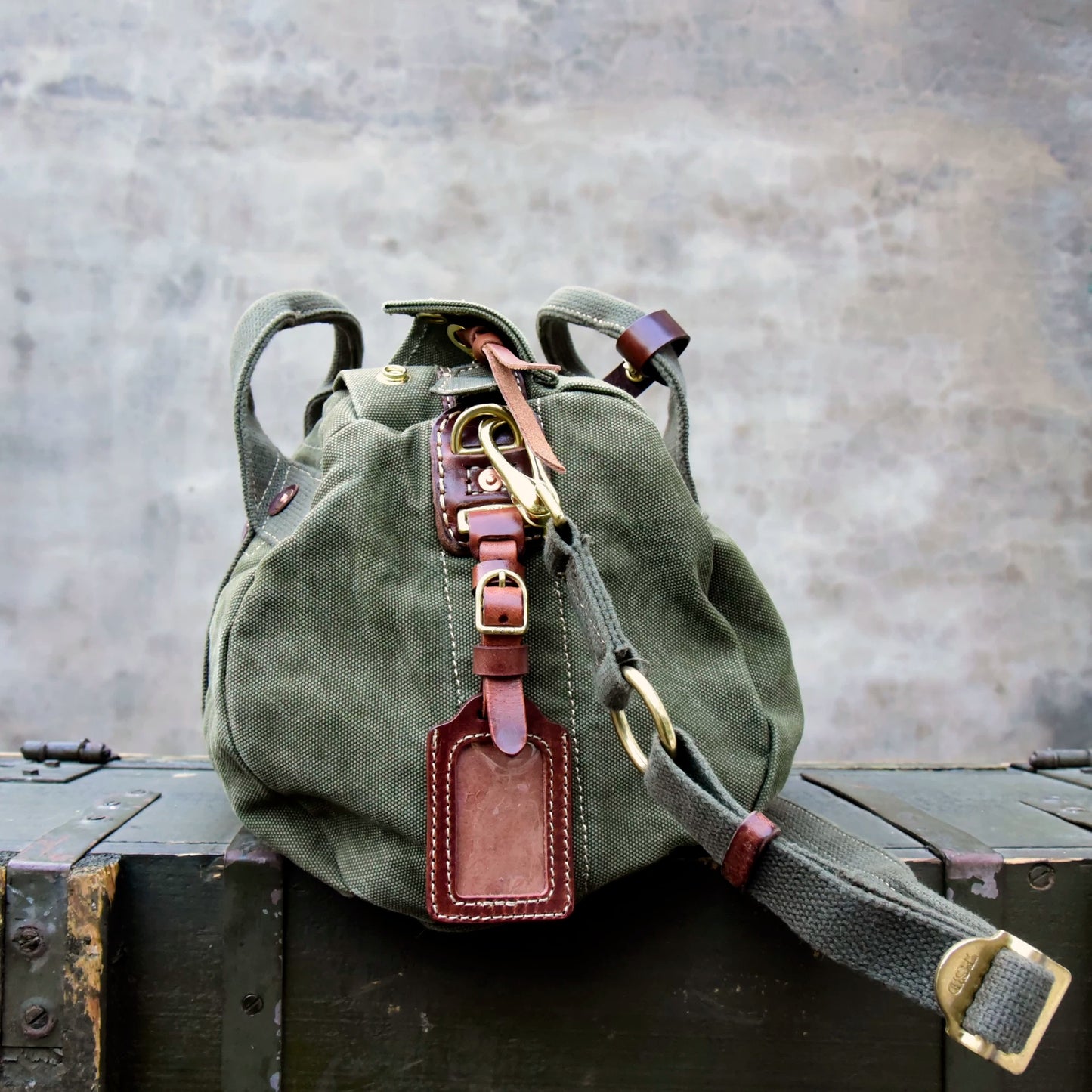 Vintage Canvas Crossbody Bag