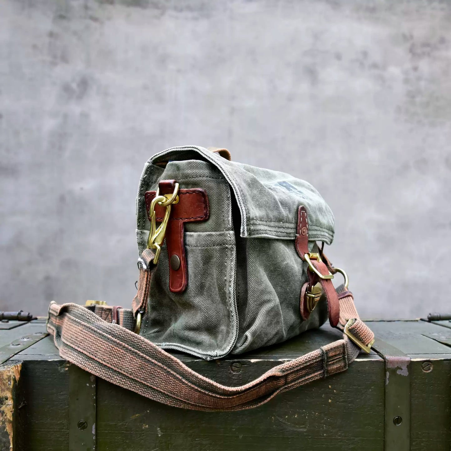 Vintage Canvas Tool Bag